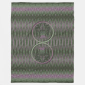 Scottish Thistle Fleecedecke (Vorderseite)