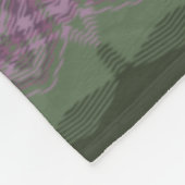 Scottish Thistle Fleecedecke (Ecke)
