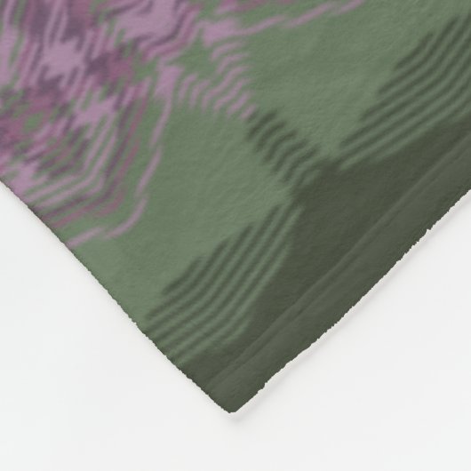 Scottish Thistle Fleecedecke (Ecke)