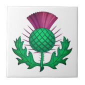 Scottish Thistle Fliese (Vorderseite)