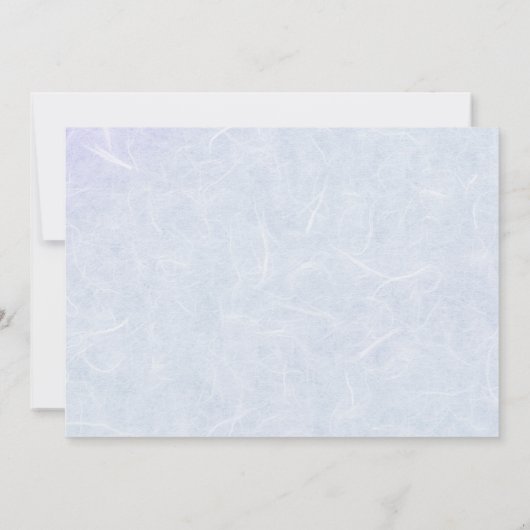 Scottish Thistle Floral Wedding Einladung (Rückseite)