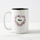 Scottish Thistle Heart Watercolor Tasse (Links)