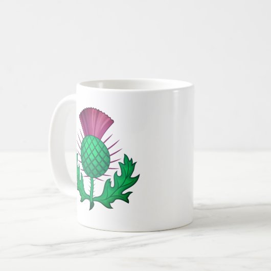 Scottish Thistle Kaffeetasse (Vorderseite Links)