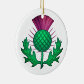 Scottish Thistle Keramik Ornament (Rechts)