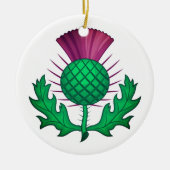 Scottish Thistle Keramik Ornament (Vorne)