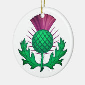 Scottish Thistle Keramik Ornament (Links)