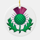 Scottish Thistle Keramik Ornament (Hinten)