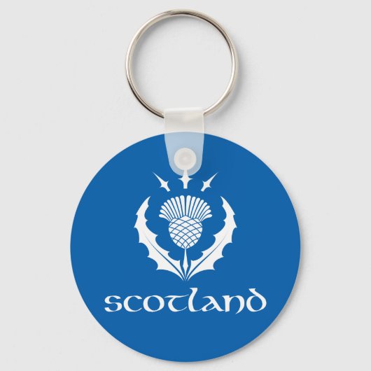 Scottish Thistle Key Chain Schlüsselanhänger (Vorderseite)