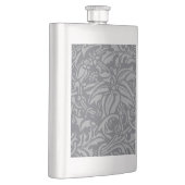 Scottish Thistle Knot William Morris Style Flachmann (Rechts)