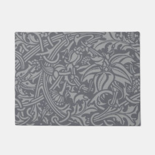 Scottish Thistle Knot William Morris Style Fußmatte