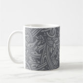 Scottish Thistle Knot William Morris Style Kaffeetasse (Links)