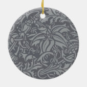 Scottish Thistle Knot William Morris Style Keramik Ornament (Hinten)