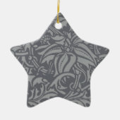 Scottish Thistle Knot William Morris Style Keramikornament (Vorne)