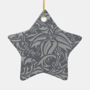 Scottish Thistle Knot William Morris Style Keramikornament