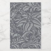 Scottish Thistle Knot William Morris Style Lebensmitteletikett (Einzelnes Label)