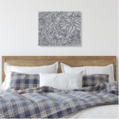 Scottish Thistle Knot William Morris Style Leinwanddruck (Insitu (Schlafzimmer))