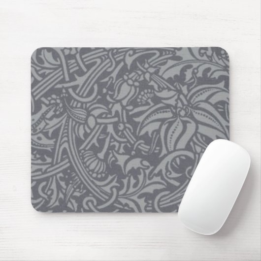 Scottish Thistle Knot William Morris Style Mousepad (Mit Mouse)