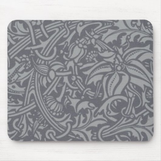 Scottish Thistle Knot William Morris Style Mousepad (Vorne)