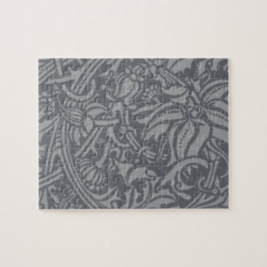 Scottish Thistle Knot William Morris Style Puzzle (Horizontal)