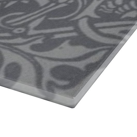 Scottish Thistle Knot William Morris Style Schneidebrett (Ecke)