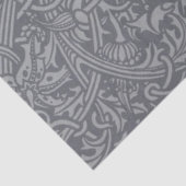 Scottish Thistle Knot William Morris Style Seidenpapier (Ausschnitt)