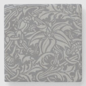 Scottish Thistle Knot William Morris Style Steinuntersetzer (Vorderseite)