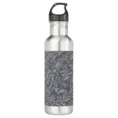 Scottish Thistle Knot William Morris Style Trinkflasche (Vorderseite)