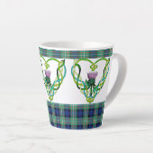 Scottish Thistle Latte Tasse (Rechte Ecke)