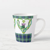 Scottish Thistle Latte Tasse (Rechts)
