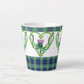 Scottish Thistle Latte Tasse (Vorderseite)