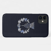 Scottish Thistle on Carbon Fiber wie Decor Case-Mate iPhone Hülle (Rückseite (Horizontal))