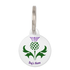 Scottish Thistle Personalize Tiermarke