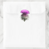 Scottish Thistle Runder Aufkleber (Tasche)