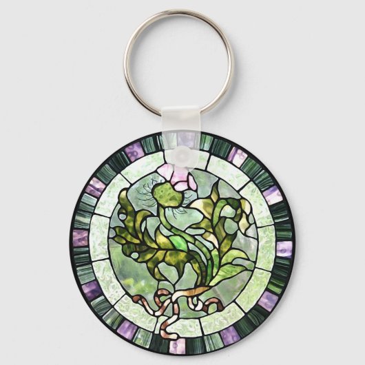 Scottish Thistle Schlüsselanhänger (Vorderseite)