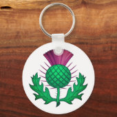 Scottish Thistle Schlüsselanhänger (Vorderseite)