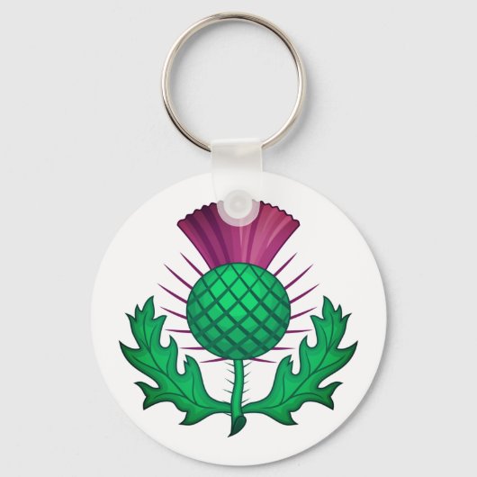 Scottish Thistle Schlüsselanhänger (Rückseite)