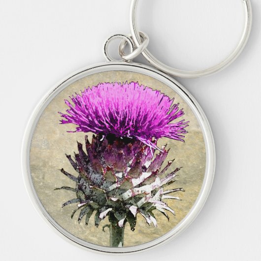 Scottish Thistle Schlüsselanhänger (Vorne)