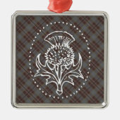 Scottish Thistle Square Ornament (Vorne)