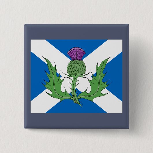 Scottish Thistle und Salreifen Button (Vorderseite)