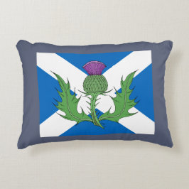 Scottish Thistle und Salreifen Dekokissen