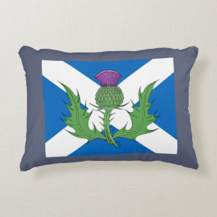 Scottish Thistle und Salreifen Dekokissen