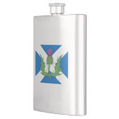 Scottish Thistle und Salreifen Flachmann (Links)