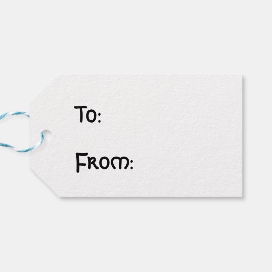 Scottish Thistle und Salreifen Geschenkanhänger (Rückseite Horizontal)