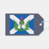 Scottish Thistle und Salreifen Geschenkanhänger (Vorderseite (Horizontal))