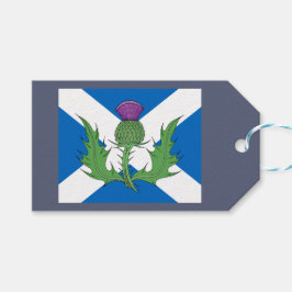 Scottish Thistle und Salreifen Geschenkanhänger