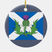 Scottish Thistle und Salreifen Keramikornament (Hinten)