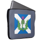 Scottish Thistle und Salreifen Laptopschutzhülle (Vorne Rechts)