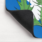 Scottish Thistle und Salreifen Mousepad (Ecke)