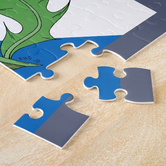 Scottish Thistle und Salreifen Puzzle (Seite)