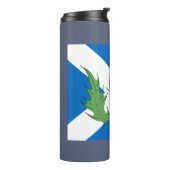 Scottish Thistle und Salreifen Thermosbecher (Nach links gedreht)